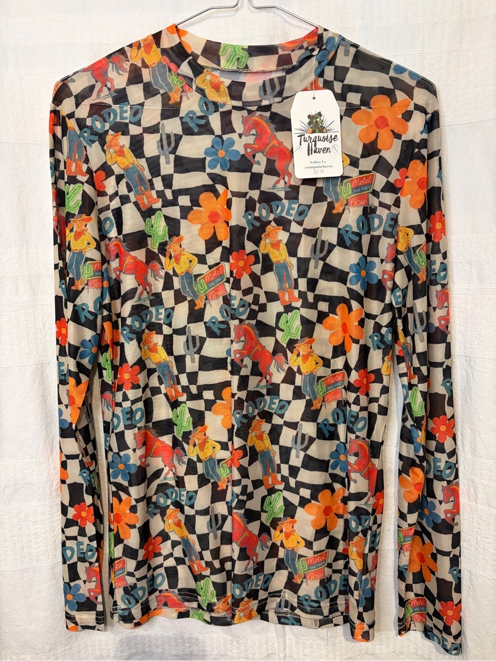 NWT Turquoise Haven mesh size medium